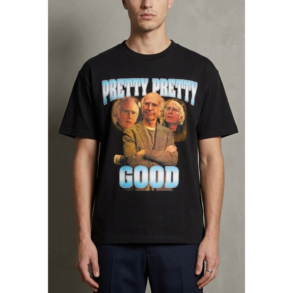 BOOTLEG IS BETTER x DOVER STREET MARKET Pretty Pretty Good Larry David T-Shirt